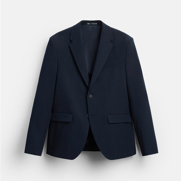 Zara suit - jacket and pants - Navy blue - Picture 2 of 5